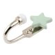 Solid Sage Green Star Ceramic Hook